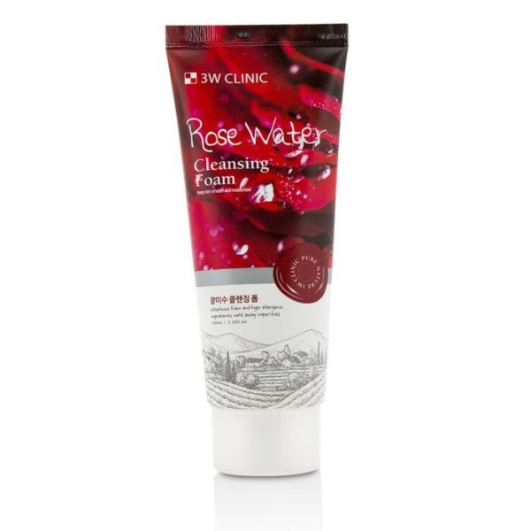 3W Clinic Cleansing foam Rose water 100ml