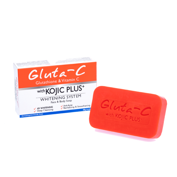 Gluta C Face and Body Soap with Kojic Plus Whitening System 60g