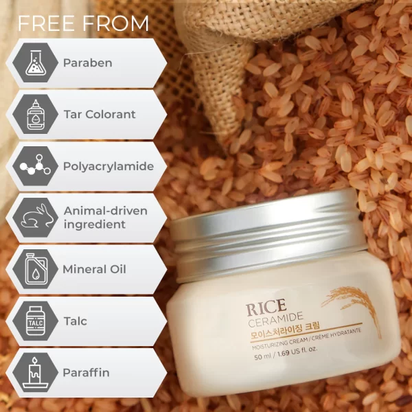 The Face Shop Rice & Ceramide Moisturizing Cream 50ml