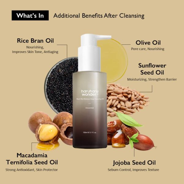 HARUHARU Wonder Black Rice Moisture Cleansing Oil 150ml