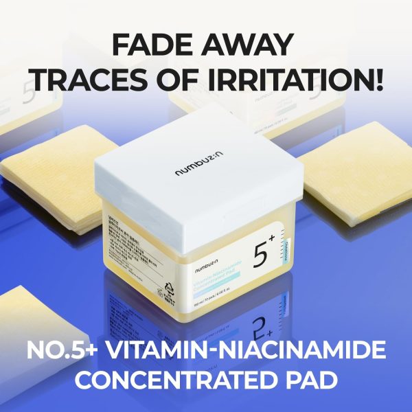 Numbuzin No.5+ Niacinamide Concentrated Toner Pad